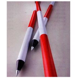 測量用アルミ伸縮ポール2m赤白20cmピッチマイポール10本セット