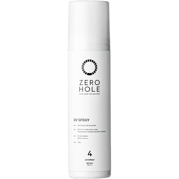 ZERO HOLE 日やけ止めスプレー 無香料 (個人宅不可/代引き決済不可)熱中症予防 工事現場 熱中症対策 作業員 日焼け止め ウォータープルーフ 保湿成分配合 虫除け効果 デオドラント
