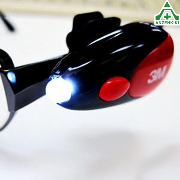 3M LEDクリップライト メガネ用 (2個入) (ネコポス対応/代引き不可)スリーエム LEDライト 眼鏡用 作業用ライト 作業灯