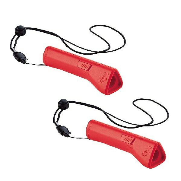 (セット商品) 電子ホイッスル ピットナル3 赤×2個セット電子笛 電子警笛 電子ブザー 体育器具 防災グッズ 震災対策 災害対策 備蓄用品 避難グッズ 運動会 送料無料