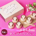 遅れてごめんね 母の日 ありがとうプリン 6個 スイーツ専用卵 プリン おしゃれ ギフト お返し お取り寄せ 誕生日 祝い なめらか 食感 プレゼント スイーツ...
