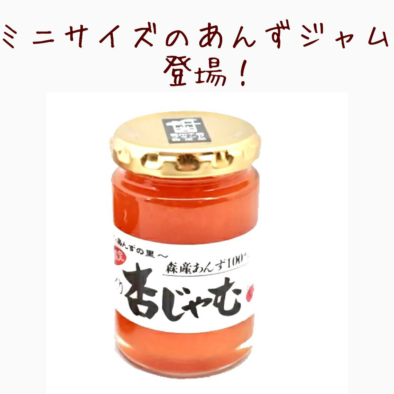 無添加ミニあんずジャム登場！まるで生のあんずを食べている美味しさ！国産　長野県産、低糖製法、低農薬栽培。