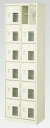12人用シューズボックス(窓付き)(中棚付き)(鍵付き)(6段×2列) 【地域限定送料無料】 /MI-BST2-6HMXK(N)