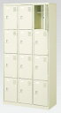 12人用シューズボックス(中棚付き)(鍵付き)(ロング用H388)(4段×3列) 【地域限定送料無料】 /MI-BST3-4LLHLK(N)
