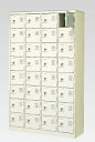 32人用シューズボックス(中棚なし)(鍵付き)(8段×4列) 【地域限定送料無料】 /MI-BST4-8WK(N)