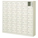 42人用シューズボックス(中棚なし)(鍵なし)(7段×6列) 【地域限定送料無料】 /MI-BST6-7W(N)