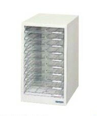 A4カルテケース　浅型10段×1列　高さ440mm /TO-PCA4-101