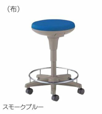 環境ソフトスツールチェアー　背無し　キャスタータイプ　足掛無し　布 /TO-TSS-15R