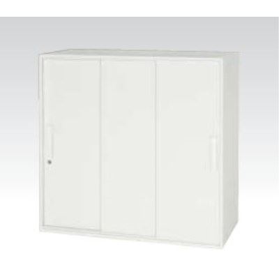 3枚引戸書庫　上下兼用　幅900×奥行450×高さ890mm　バリアス・シスト /TO-V945-09TS