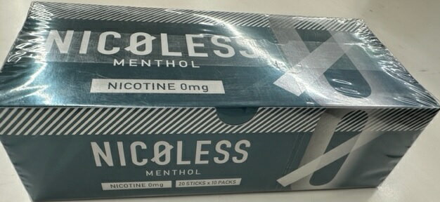 NIC0LESS MENTHOL 20本×10箱入　ニコレス　メントール