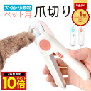 \P10倍 9日20時から/ 楽天1位 LEDライト付き 高輝度LEDライト led LEDライト 爪切り 犬の爪切り 簡単操作 初心者 簡単 コンパクト ステ...
