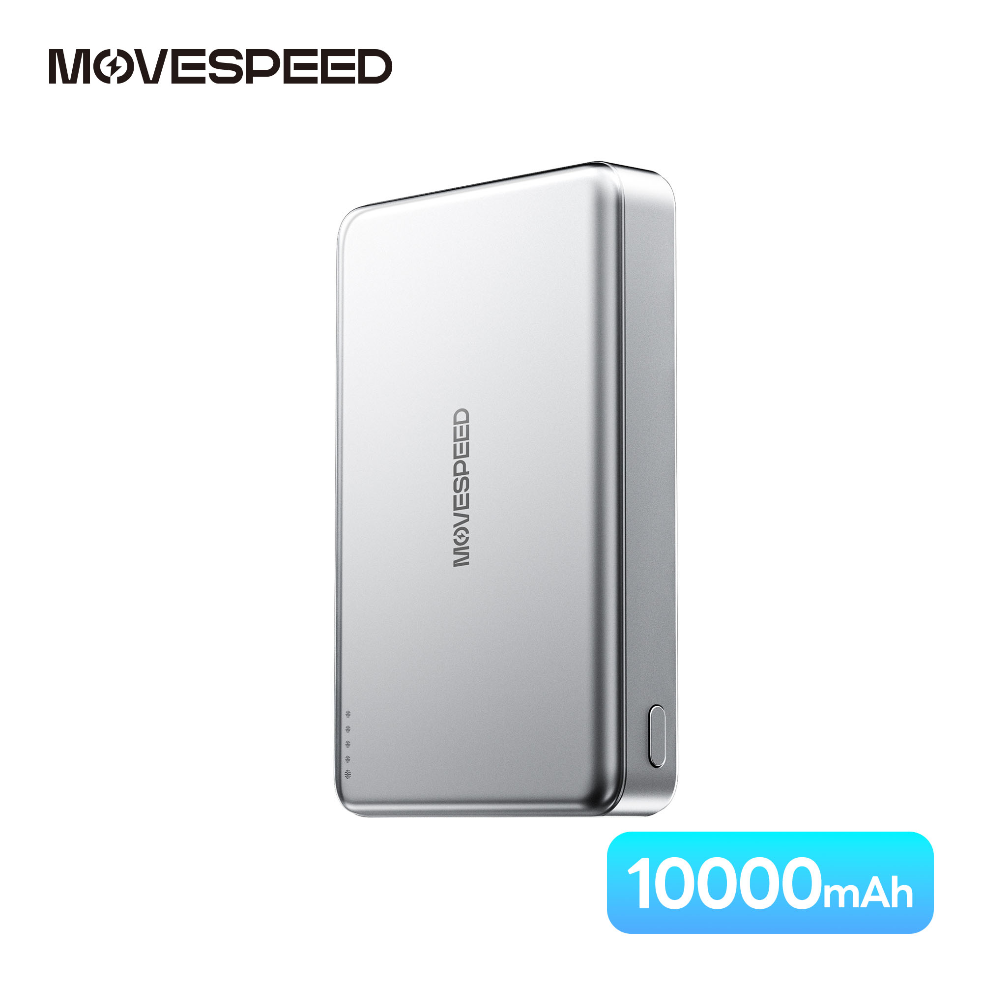 MOVESPEED モバイルバッテリー 5000mAh 10000mAh 半固体電池 iPhone 15 14 13 MagSafe対応 ワイヤレス充電 マグネット 22W PD 急速充電 小型 軽量 コンパクト 持ち運び 薄型 安全設計 国内正規品 PSE認証済み ガジェット aohi-10000057 AOHi公式楽天市場店 パッケージ画像