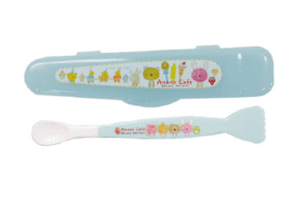【アナノカフェ 】【Anano Cafe】ベビーマッシャー スプーン　【ブルー】【AC】【食器】【食事】【すりつぶし】【贈り物】【御返し】【赤ちゃん】