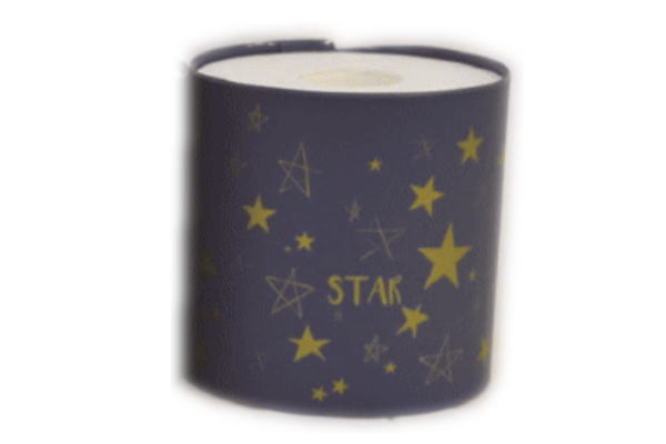【日本製】【PAPER　COVER STAR】ペーパーカバー【ネイビー】【STAR】【トイレットペーパーカバー】【..