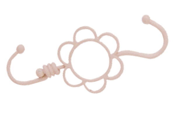 ロール　フック【フラワー】【ピンク】【モノ掛け・フック】のフックシリーズ！種類が豊富ですヨ！小物..