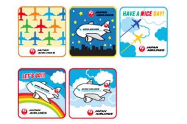 【全日空】【JAL】ミニタオル5枚セット【ニアースカイ】【飛行機】【ジャル】【タオル】【たおる】【ハンカチ】【ハンドタオル】【5枚入り】【5枚組】【雑貨】【グッズ】のサムネイル