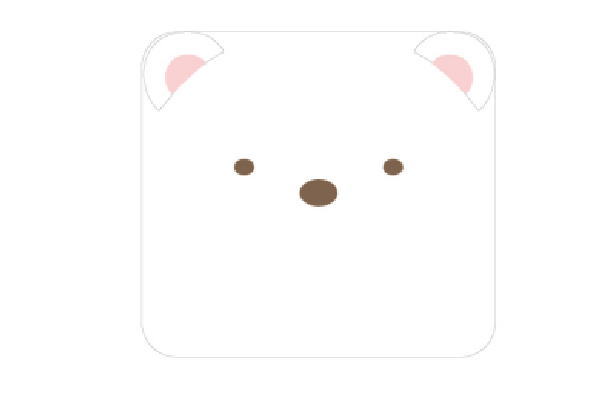 すみっコぐらし　シートクッションフェイス　しろくま　すみっこぐらし　サンエックス　すみっこ　すみ..