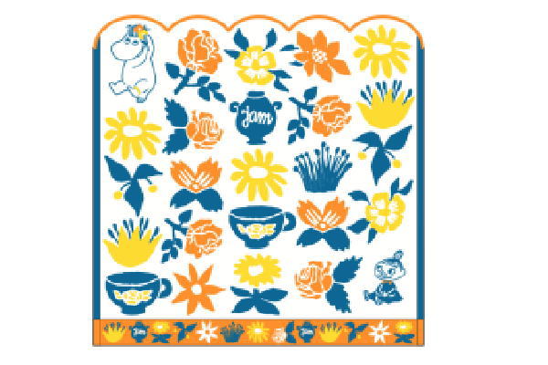 【ムーミン】【Moomin】ミニタオル【フラワーブロック】【ミイ】【リトルミイ】【アニメ】【絵本】【キャラクター】【タオル】【たおる】【ハンドタオル】【ハンカチ】【雑貨】【グッズ】