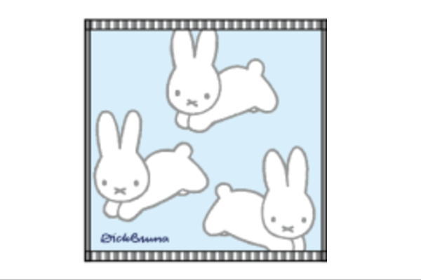 【miffy】【ミッフィー】ミニタオル【うさぎがいっぱい】【ウサギ】 【ミッフィーちゃん】【ディック・ブルーナ】【絵本】【アニメ】【タオル】【たおる】【ハンカチ】【ハンドタオル】【雑貨】【グッズ】