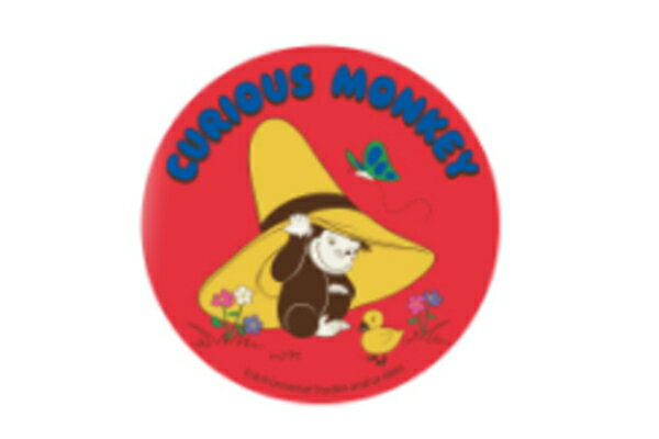 【送料無料】 【おさるのジョージ】ステッカー【帽子】【ジョージ】【ひとまねこざる】【Curious George】【絵本】【アニメ】【キャラクター】【シール】【テープ】【雑貨】【グッズ】