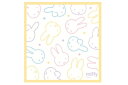 miffy ミッフィー ハンカチーフパステルカラフル ウサギ ミッフィーちゃん ナインチェ・プラウス 絵本 アニメ タオル たおる ハンカチ ハンドタオル ミニタオル 雑貨 グッズ