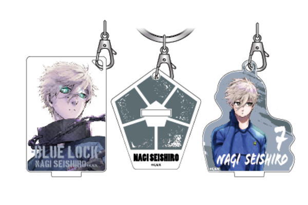 【送料無料】 【ブルーロック】3チャームキーホルダー【凪誠士郎】【なぎせいしろう】【サッカー】【漫画】【アニメ】【キーホルダー】【キーリング】【チャーム】【鍵】【雑貨】【グッズ】のサムネイル