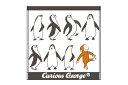 【おさるのジョージ】キャリータオル【ペンギンとジョージ】【ひとまねこざる】【Curious George】【絵本】【アニメ】【タオル】【たおる】【ハンドタオル】【ハンカチ】【ミニタオル】【雑貨】【グッズ】