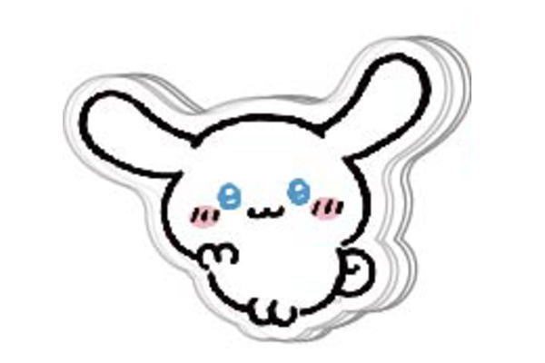 【送料無料】　　 【日本製】　　サンリオキャラクター　ナガノ　アクリルクリップシナモロール　シナ..