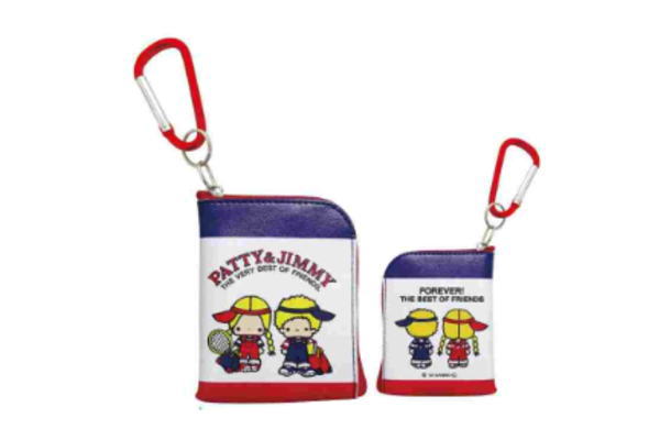 【サンリオキャラクターズ】L字ミニミニポーチ【パティアンドジミー】【パティ】【ジミー】【サンリオ】【ケース】【ポーチ】【小物入れ】【ミニケース】【ミニポーチ】【収納】【お出かけ】【雑貨】【グッズ】のサムネイル