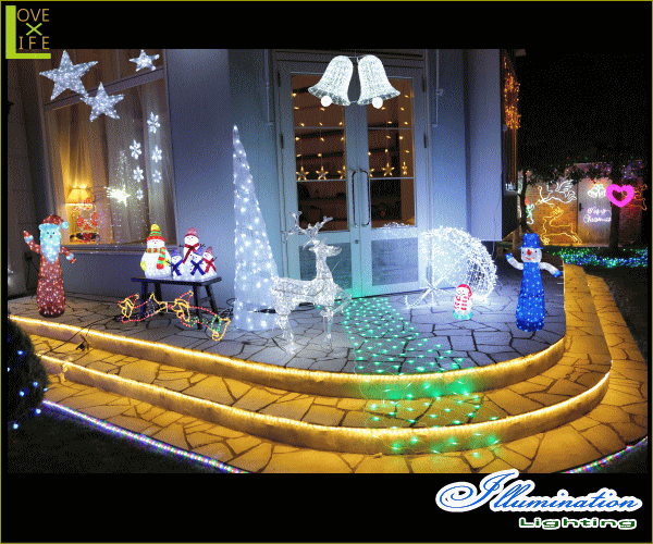 【LED】【3D】【モチーフ】【L3D(C)325】LED スノーマンファミリー【立体】【置き形】【雪だるま】【スノーマン】きのこみたいにニュキニョキスノーマンがたくさん AOIデパートのLEDイルミネーション【イルミネーション】【クリスマス】【電飾】【省エネ】