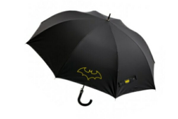 【DCコミック】晴雨兼用ジャンプ傘【ブラック】【黒】【バットマン】【ヒーロー】【スーパーヒーロー】..