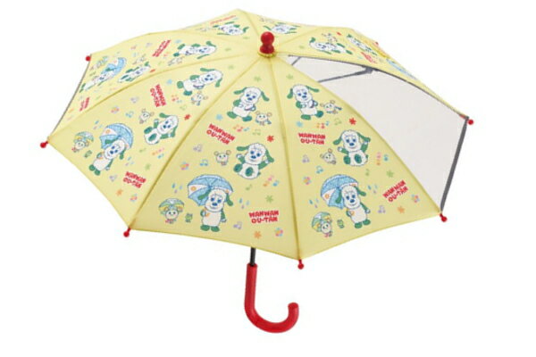 【いないいないばあっ！】透明窓付き子ども傘【ワンワン】【うーたん】【Eテレ】【キャラクター】【傘】【かさ】【カサ】【レイングッズ】【子供】【キッズ】【雑貨】【グッズ】のサムネイル