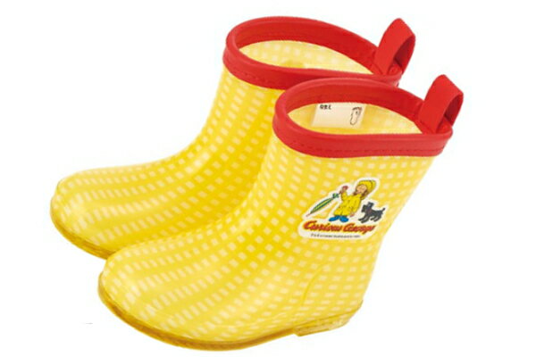 【おさるのジョージ】レインブーツ【14cm】【ジョージ】【ひとまねこざる】【Curious George】【絵本】..
