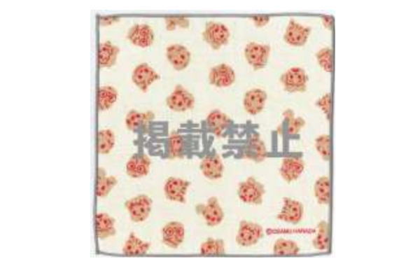【オサムグッズ】【OSAMU GOODS】ハンカチ【ベージュ】【フェイス柄】【ミスタードーナツ】【ドーナツ】【オサム】【キャラクター】【タオル】【たおる】【ハンドタオル】【ミニタオル】【雑貨】【グッズ】