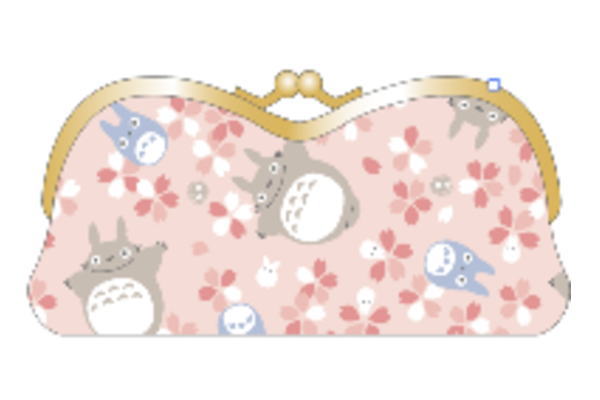 【日本製】【スタジオジブリ】【となりのトトロ】口金メガネケース【お花見トトロ】【サツキ】【メイ】【トトロ】【宮崎駿】【ジブリ】【アニメ】【映画】【ケース】【ポーチ】【眼鏡入れ】【眼鏡ポーチ】【雑貨】【グッズ】