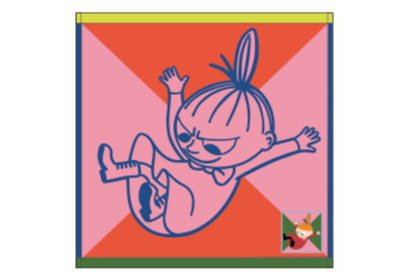 【ムーミン】【Moomin】ミニタオル【リトルミイカラー】【ミイ】【アニメ】【絵本】【キャラクター】【タオル】【たおる】【ハンカチ】【ハンドタオル】【雑貨】【グッズ】