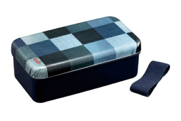 【オリジナル】おかずのっけ弁当箱【デニムパターン】【スワッグ】【ランチボックス】【弁当箱】【遠足..