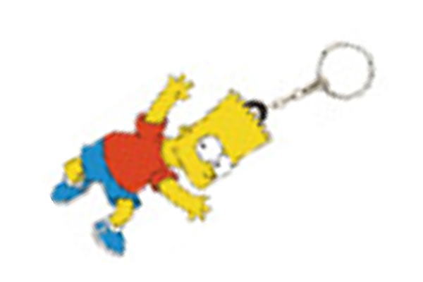 【ザ・シンプソンズ】【The Simpsons】ラバーキーチェーン【Bart】【バード】【シンプソンズ】【アニメ】【キャラクター】【アメリカ】【USA】【アメキャラ】【キーホルダー】【キーリング】【チャーム】【鍵】【雑貨】【グッズ】