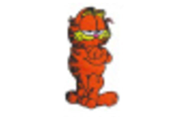 【送料無料】　　 アメリカン雑貨　ガーフィールド　ワッペンGarfild　アニメ　アメリカ　USA　アメキャラ　アイロンパッチ　アイロン　雑貨　グッズ