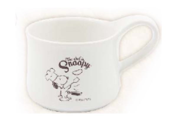 【日本製】【スヌーピー】【SNOOPY】カフェマグ【S】【ホワイト】【白】【シェフ】【ピーナッツ】【ウッドストック】【すぬーぴー】【アニメ】【マグ】【コップ】【カップ】【食器】【食事】【キッチン】【雑貨】【グッズ】