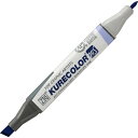 【送料無料】 【呉竹 ZIG KURECOLOR TWIN WS DULL BLUE】カラーマーカー 【筆記用具】【マーカー】【筆記具】【文房具】【学校】【勉強...