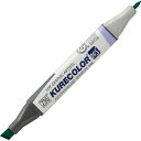 【送料無料】 【呉竹 ZIG KURECOLOR TWIN WS ターコイズグリーン】カラーマーカー 【筆記用具】【マーカー】【筆記具】【文房具】【学校】【勉強...