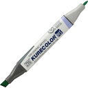 【呉竹 ZIG KURECOLOR TWIN WS エメラルドグリーン】カラーマーカー 【筆記用具】【マーカー】【筆記具】【文房具】【学校】【勉強】【雑貨】【グ...