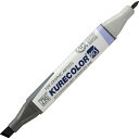 【送料無料】 【呉竹 ZIG KURECOLOR TWIN WS ダークグレイ】カラーマーカー 【筆記用具】【マーカー】【筆記具】【文房具】【学校】【勉強】【雑...