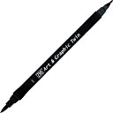 【送料無料】 セット商品 3個入り 呉竹 ZIG Art & Graphic Twin PEACOCK GREEN 水性カラー筆ペンマーカー サインペン 筆記...