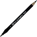 【送料無料】 セット商品 3個入り 呉竹 ZIG Art & Graphic Twin GREEN GRAY 水性カラー筆ペンマーカー サインペン 筆記用具 ...