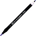【送料無料】 セット商品 3個入り 呉竹 ZIG Art & Graphic Twin ENGLISH LAVENDER 水性カラー筆ペンマーカー サインペン...