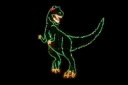 【イルミネーション】恐竜イルミネーション【グリーン】【ティラノサウルス】【恐竜】【アニマル】【動物】【平面】【壁掛け】【輝き】【電飾】【LED】【モチーフ】【クリスマス】【かわいい】