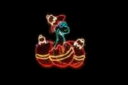 【イルミネーション】恐竜イルミネーション【グリーン】【レッド】【たまご】【恐竜】【アニマル】【動物】【平面】【壁掛け】【輝き】【電飾】【LED】【モチーフ】【ク...