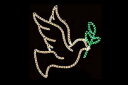 【イルミネーション】ハトイルミネーション【イエロー】【ハト】【鳥】【アニマル】【動物】【平面】【壁掛け】【輝き】【電飾】【LED】【モチーフ】【クリスマス】【か...